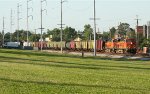 BNSF freight train on the NOPB